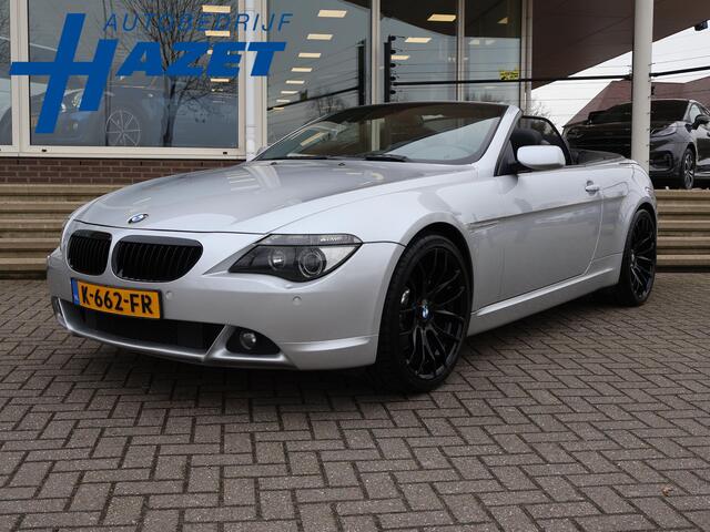 BMW 6-Serie Cabrio 645Ci 8-CILINDER 333 PK AUT. TOP STAAT + 20 INCH | LEDER | SPORSTOELEN | MEMORY | LAPTIMER