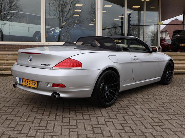 BMW 6-Serie Cabrio 645Ci 8-CILINDER 333 PK AUT. TOP STAAT + 20 INCH | LEDER | SPORSTOELEN | MEMORY | LAPTIMER