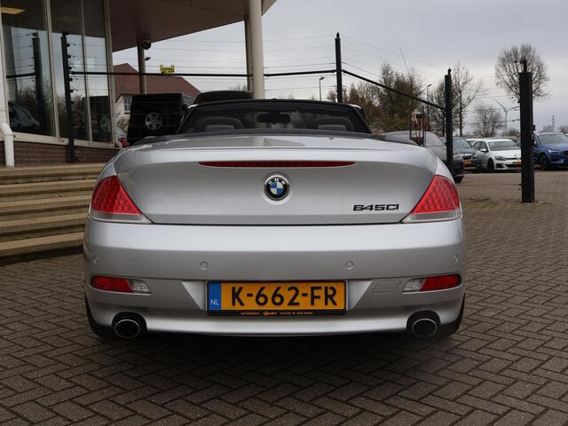BMW 6-Serie Cabrio 645Ci 8-CILINDER 333 PK AUT. TOP STAAT + 20 INCH | LEDER | SPORSTOELEN | MEMORY | LAPTIMER
