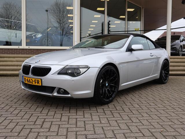 BMW 6-Serie Cabrio 645Ci 8-CILINDER 333 PK AUT. TOP STAAT + 20 INCH | LEDER | SPORSTOELEN | MEMORY | LAPTIMER