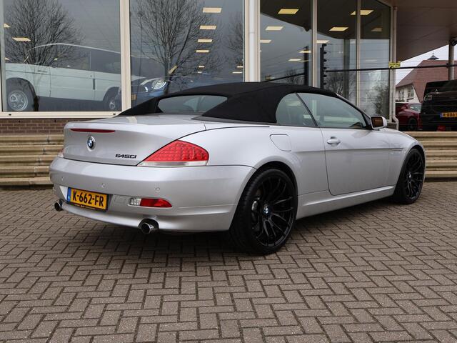 BMW 6-Serie Cabrio 645Ci 8-CILINDER 333 PK AUT. TOP STAAT + 20 INCH | LEDER | SPORSTOELEN | MEMORY | LAPTIMER