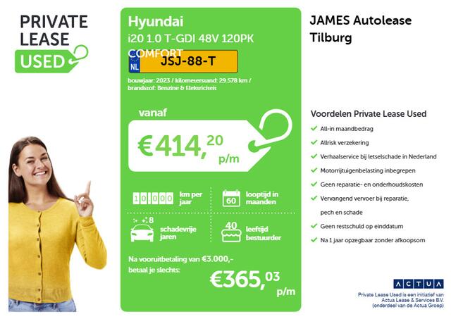 Hyundai I 20 1.0 T-GDI 48V 120PK COMFORT CAMERA | NAVi-CARPLAY | CRUISE