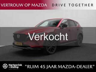 MAZDA CX-5 2.0 e-SkyActiv-G Homura automaat met Black Comfort Pack, wegklapbare trekhaak en all-weather banden : dealer onderhouden