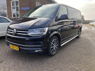 VOLKSWAGEN TRANSPORTER 2.0 TDI L2H1 DC Highline Leer, stoelverwarming bomvolle bus bj 2018