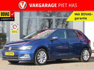 VOLKSWAGEN POLO 1.0 TSI Highline| 95-PK| 5-Deurs| metallic lak| LM-Velgen| 1e part.eig.| | Clima-Airco | Adapt. Cruise control | Android Auto | Incl. BOVAG Garantie | Parkeersensoren |
