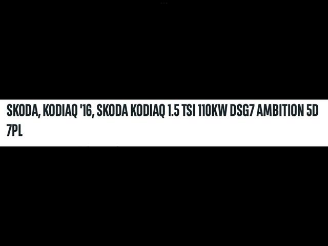 Skoda Kodiaq 1.5 i 110KW AUTOMAAT  7ZIT met trekhaak 