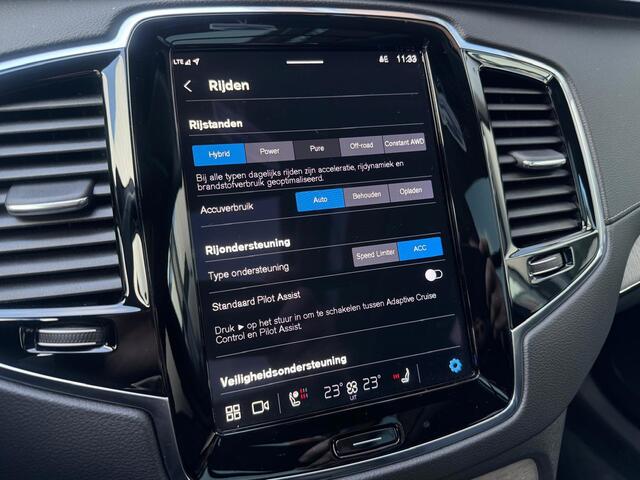 Volvo XC90 2.0 T8 Recharge AWD Ultimate Bright 7p. [Luchtvering | H&K | HUD | Memory | 360 camera]