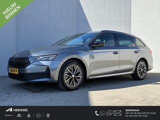 SKODA OCTAVIA Combi 1.5 TSI MHEV Sportline / Fabrieksgarantie t/m 12-2026 / Adaptieve Cruise Control / Navigatie / Apple Carplay/Android Auto / Achteruitrijcamera / Stoelverwarming / Sportstoelen / Elektrische achterklep /
