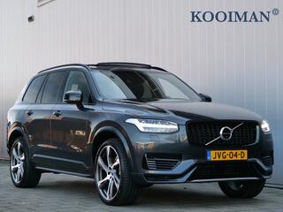 VOLVO XC90 2.0 T8 Recharge AWD R-Design 7p Long Range 455 Pk Automaat Navi / DAB / Leer / Pano-dak / Luchtvering / Apple Carplay / HUD / 7 persoons