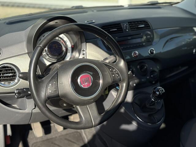 Fiat 500 0.9 TwinAir Lounge | Pano, Cruise, Afn. Trekhaak, Airco, El. Ramen, Bluetooth, El. Spiegels | NAP |