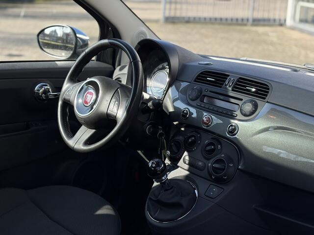Fiat 500 0.9 TwinAir Lounge | Pano, Cruise, Afn. Trekhaak, Airco, El. Ramen, Bluetooth, El. Spiegels | NAP |