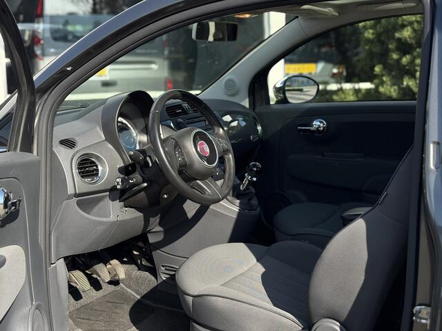 Fiat 500 0.9 TwinAir Lounge | Pano, Cruise, Afn. Trekhaak, Airco, El. Ramen, Bluetooth, El. Spiegels | NAP |