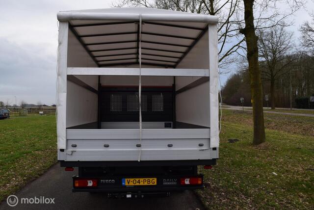 Iveco Daily 35S18D 3.0 180pk |Open Laadbak met huif | Dubbele Cabine | wb410 DC