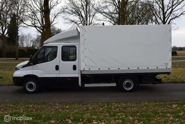 Iveco Daily 35S18D 3.0 180pk |Open Laadbak met huif | Dubbele Cabine | wb410 DC