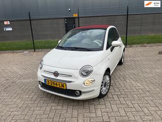 FIAT 500 1.2 Cabrio Lounge *Navigatie-Airco-Cruise*