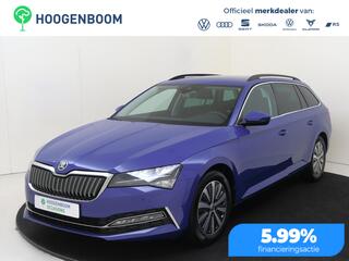 SKODA SUPERB Combi 1.4 TSI iV Business Edition | SoH 100% | Adaptieve demping | Keyless | Navigatie | Achteruitrijcamera | Stoelverwarming voor en achter | Adaptieve cruise control | Standkachel |