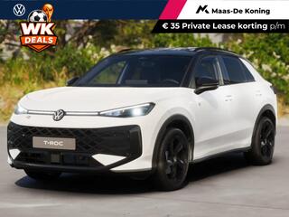VOLKSWAGEN T-Roc R-Line First Edition 1.5 eTSI 150 PK 7 versn. DSG � Black Style Pakket � Achterklep met sensorgestuurde opening en vertraagde elektrische sluitfunctie, met afstandsontgrendeling � Voorraad OUTLET � Prijs is inclusief inruilpremie �