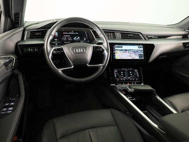 Audi Q8 e-tron 50 quattro Edition 95 kWh 340pk | SOH 96% | Lederen bekleding | | 20 inch lichtmetalen velgen | Elektrisch verstelbare voorstoelen met geheu