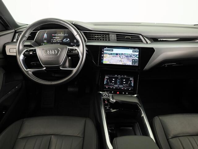 Audi Q8 e-tron 50 quattro Edition 95 kWh 340pk | SOH 96% | Lederen bekleding | | 20 inch lichtmetalen velgen | Elektrisch verstelbare voorstoelen met geheu