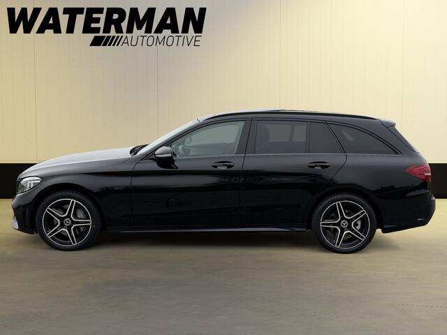 Mercedes-Benz C-Klasse 300e AMG Premium+ Soh 98%/PANO/VIRTUAL/360-CAMERA/SFEERVERL/NIGHT-PAKKET/LED