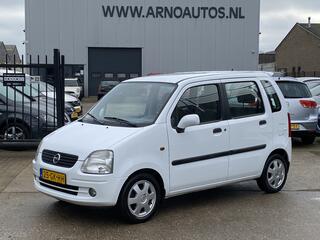 OPEL AGILA 1.2-16V Elegance, APK TOT 28-12-2026, STUURBEKRACHTIGING, ELEK-RAMEN, BLUETOOTH-RADIO-CD-MP3-USB-AUX, CENT-VERGRENDELING, LM-VELGEN, TREKHAAK, WEGENBELASTING MAAR � 30,- P/M