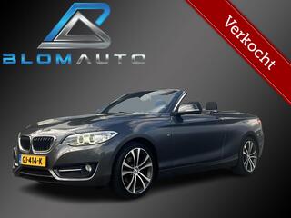 BMW 2-SERIE Cabrio 218i Sport SPORTSTOELEN+XENON NL AUTO