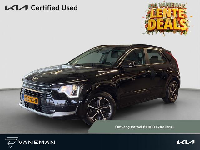 KIA Niro 1.6 GDi Hybrid DynamicLine | Automaat | Camera | Cruise | Sensoren | Apple Carplay & Android Auto | Navi | H-Leder |