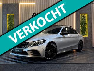 MERCEDES-BENZ C-KLASSE 180 Business Solution |AMG|PANO|360CAM|SFEERVERLICHTING|NIGHTPAKKET|NAP|VOL!