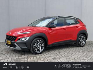 HYUNDAI Kona 1.6 GDI HEV Fashion Automaat / Fabrieksgarantie tot 10-2027 / Dealer Onderhouden / Adaptieve Cruise / Stuur & Stoelverwarming / Camera / Navigatie / Dodehoek Detectie / Apple Carplay & Android Auto / 18