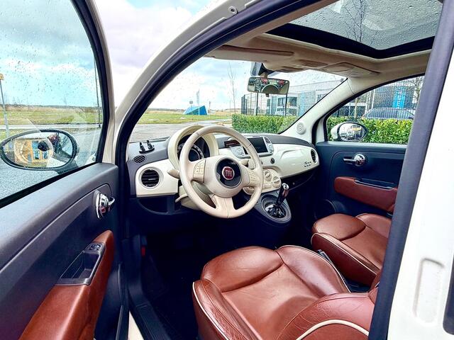 Fiat 500 1.2 Lounge Pelle Frau  Automaat 