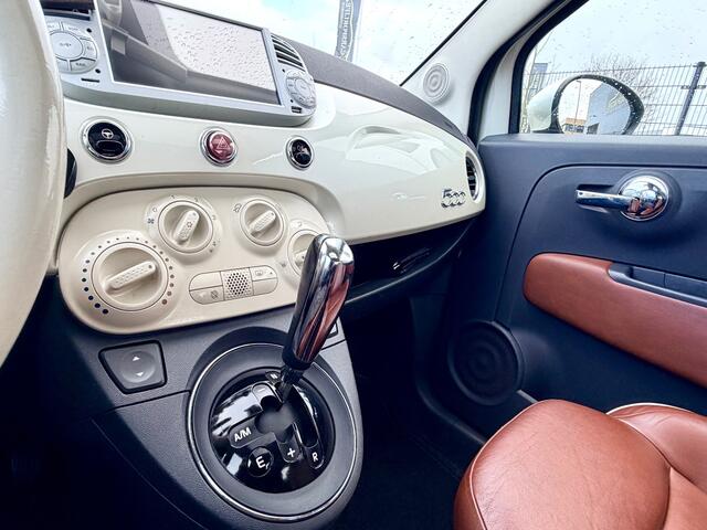 Fiat 500 1.2 Lounge Pelle Frau  Automaat 