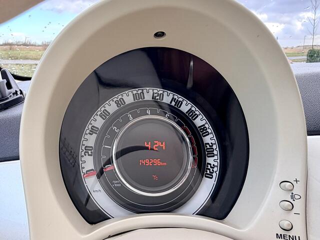 Fiat 500 1.2 Lounge Pelle Frau  Automaat 