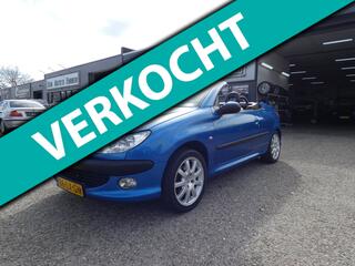 PEUGEOT 206 CC 1.6-16V Premium|VERKOCHT!|Cabrio|LM-Velgen|Leer|NL Auto!!