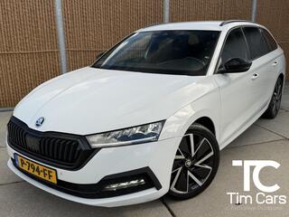 SKODA OCTAVIA Combi 1.0 e-TSI Sport Automaat Trekhaak uitklapbaar | LED verlichting | Sfeerverlichting | Climate & cruise control | Lichtmetalen velgen 18 inch | Sportonderstel | Zwart optiek | Parkeersensoren voor en achter