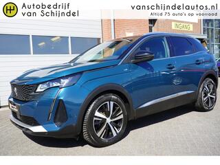 PEUGEOT 3008 1.2 PURETECH 131PK AUTOMAAT GT PACK LUXE PERFECT ONDERHOUDEN OKT 2021 LUXE LEDER 4X ZGAN ALL SEASON BANDEN ZWARTE HEMEL ADAPTIEVE CRUISE CAMERA ANDROID-APPLECARPLAY VIRTUEEL COCKPIT FULL LED STOELVERWARMING ENZ...