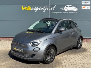FIAT 500C E Icon 42 kWh Cabrio *carplay *climate *stoelverw