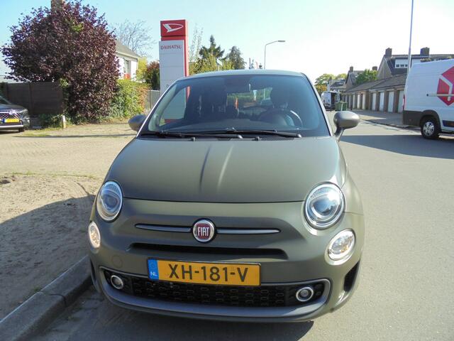 Fiat 500 0.9 TwinAir Turbo Sport Incl. Bovag Garantie, Verde Militaire Mat, Climate Control, Apple Carplay enz.