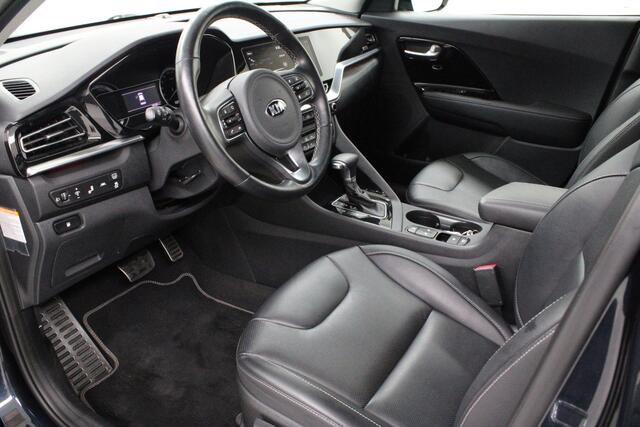 KIA Niro 1.6 GDi Hybrid DynamicPlusLine | automaat | climate | leder+stoelverwarming | pdc v/a+camera | carplay | navi | keyless | cruise adaptief | dode 