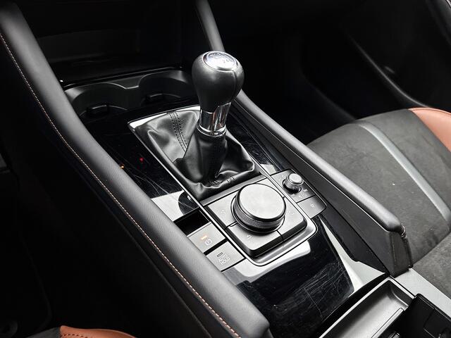 Mazda 3 2.5 e-SkyActiv-G M Hybrid 140 Nagisa | Leder | Stoelgeheugen | Dodehoekdetectie | Stoelverwarming | Camera | Apple Carplay/Android Auto |