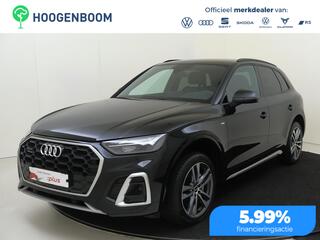 AUDI Q5 55 TFSI e S edition | SoH 100% | Trekhaak | Dodehoek detectie | Keyless | Navigatie Plus | Adaptieve cruise control |  Stoelverwarming | Achteruitrijcamera | 3-zone airco |