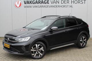 VOLKSWAGEN Taigo 1.0-96pk TSI Edition. Zeer nette en luxe hoogzitter, slechts 33.500km ! Airco, cruise cntrl adaptief, camera, pdc achter, trekhaak, LED verlichting, Apple Carplay/Android auto, bluetooth telefoonvoorb., digitaal dashboard etc.