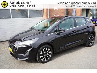 FORD FIESTA 1.0 ECOBOOST HYBRID TITANIUM ORIGINEEL NEDERLANDS NIEUW MODEL FULL LED ANDROID/APPLECARPLAY NAVI PARKEERSENSOREN ECC AIRCO CRUISECONTROL RIJSTROOKSENSOR 4X PERF ALL SEASON BANDEN ENZ...