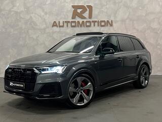 AUDI Q7 60 e quattro Comp|3x S LINE|PANO|NAP|360CAM|456PK|TREKHAAK|KEYLESS|LEDER|RS STOELEN|MATRIX|B&O|SFEER|BLINDSPOT|PARKAS|MEMO