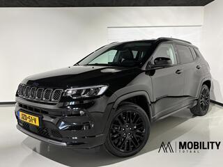 JEEP COMPASS 4xe 240 Plug-in Hybrid Electric S|Black|Leder|360|Alpine| Stoelkoel+verwarm|Lane assist|Side assist|