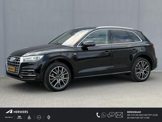 AUDI Q5 50 TFSI e quattro S edition / Elektrisch wegklapbare trekhaak (1750 KG) / SOH 95,83% / Achteruitrijcamera / Stoelverwarming / Navigatie / Adaptieve cruise control