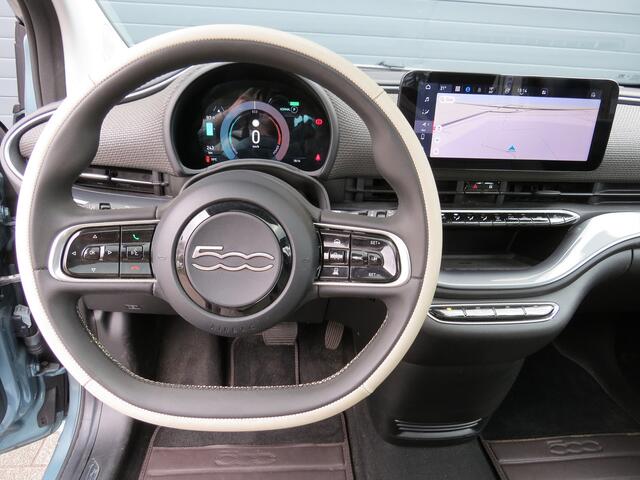 Fiat E-500 La Prima 42 kWh Leder Carplay Unieke kleur