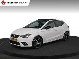 SEAT IBIZA 1.0 TSI FR Business Intense | Pano | Virtual Cockpit | Stoelverwarming | Carplay | Navi | Cruise| Camera | PDC | Full Led | 1/2 leder & alcantara