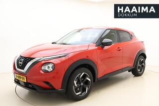 NISSAN JUKE 1.0 DIG-T N-Connecta | Apple carplay/ Android auto | Navigatie | Achteruitrijcamera | Climate control | Cruise control | Keyless entry | Led koplampen | Sportstoelen |