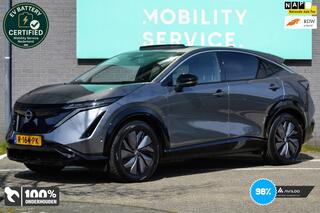 NISSAN Ariya Evolve 91 kWh SOH98% Wpomp CarPlay Pano Leder LED CAM