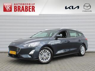 FORD FOCUS Wagon 1.0 EcoBoost Titanium Business | Stuur-/stoel-/voorruitverwarming | Clima | Navi | Carplay | Parkeersensor v+a | LED | 16